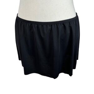 Black Swim Skirt